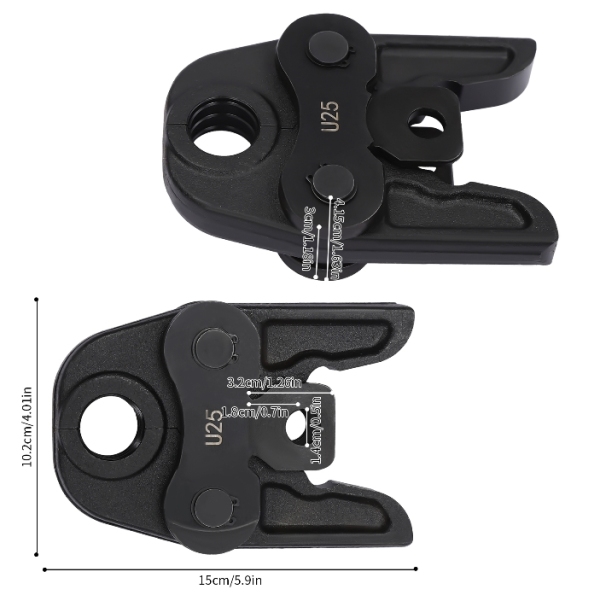 Moule de collier de serrage U25, en acier Cr40, résistant à l'usure Moule de collier de serrage U25, en acier Cr40, résistant à l'usure