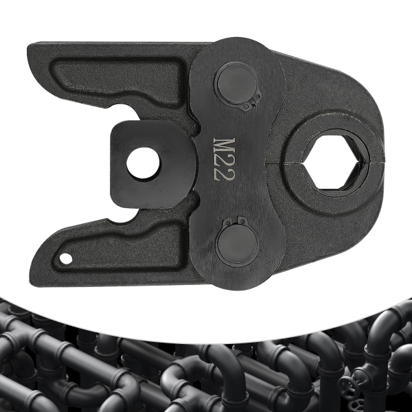 Mâchoire de presse compacte, outil de presse, pince à sertir, mâchoire en 42CrMo de haute qualité et excellente conception pour sertir les tubes en cuivre noir M22 Mâchoire de presse compacte, outil de presse, pince à sertir, mâchoire en 42CrMo de haute qualité et excellente conception pour sertir les tubes en cuivre noir M22