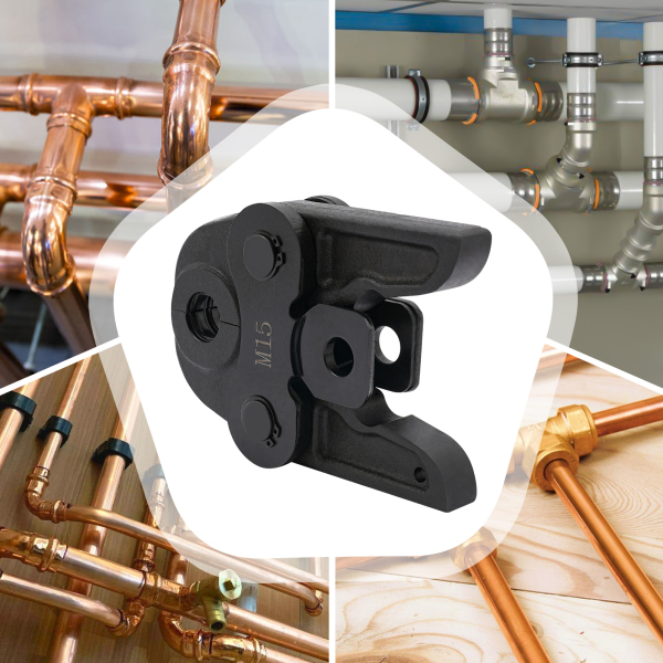 Mâchoire de presse compacte, outil de presse, pince à sertir, mâchoire en 42CrMo de haute qualité et excellente conception pour sertir les tubes en cuivre noir M15 Mâchoire de presse compacte, outil de presse, pince à sertir, mâchoire en 42CrMo de haute qualité et excellente conception pour sertir les tubes en cuivre noir M15