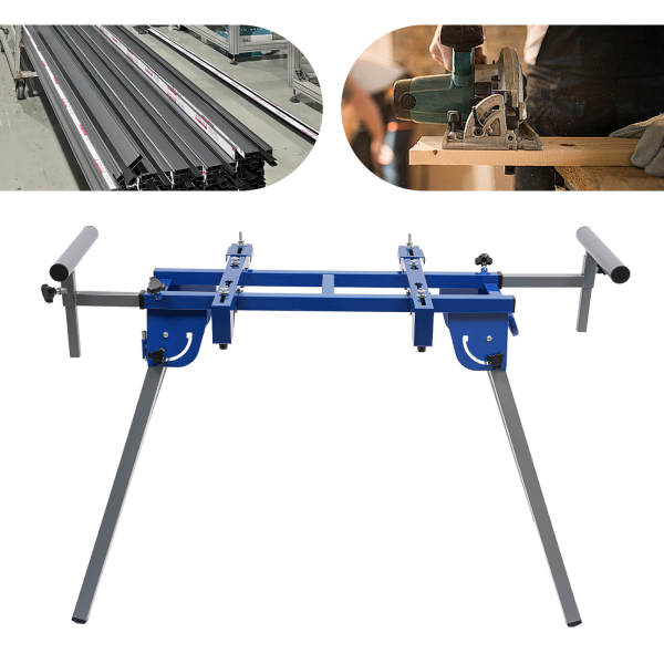 Table de travail pour scie à tronçonner, table de scie, table de machine sous châssis, conception réglable et pliable