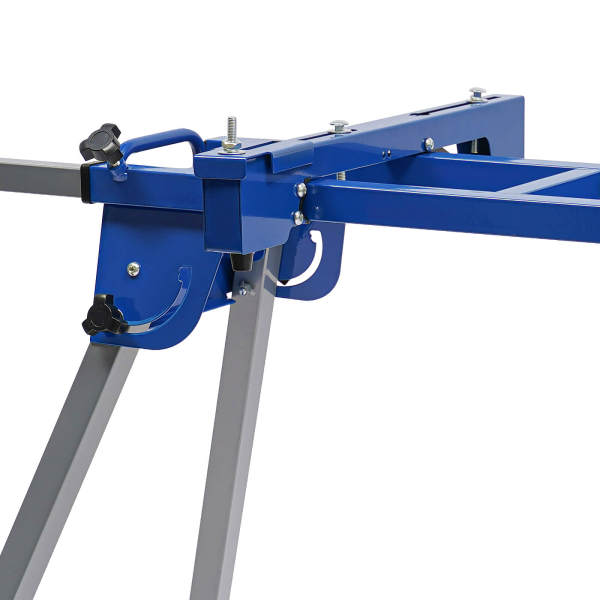 Table de travail pour scie à tronçonner, table de scie, table de machine sous châssis, conception réglable et pliable