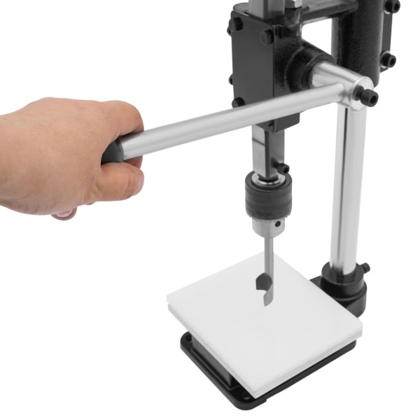 Perforatrice manuelle pour cuir - Avec mandrin de 3 à 16 mm et kit de perforation semi-circulaire -Qutils de poingonnage pour le bricolage du cuir