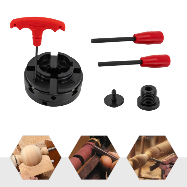 Mandrin M33 à 4 mors de 4 pouces (avec 1 jeu de mors) + convertisseur (M33 à M18) Mandrin M33 à 4 mors de 4 pouces (avec 1 jeu de mors) + convertisseur (M33 à M18)