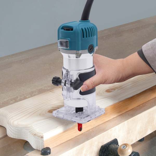 Défonceuse compacte, outil compact de fraisage manuel du bois, 6 vitesses variables Trimmers pour bois