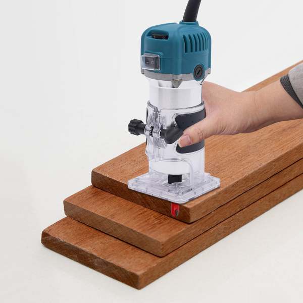 Défonceuse compacte, outil compact de fraisage manuel du bois, 6 vitesses variables Trimmers pour bois