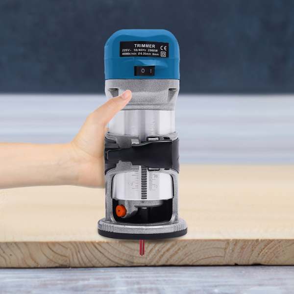 Kit de défonceuse compacte,défonceuse à vitesse variable à 6 vitesses