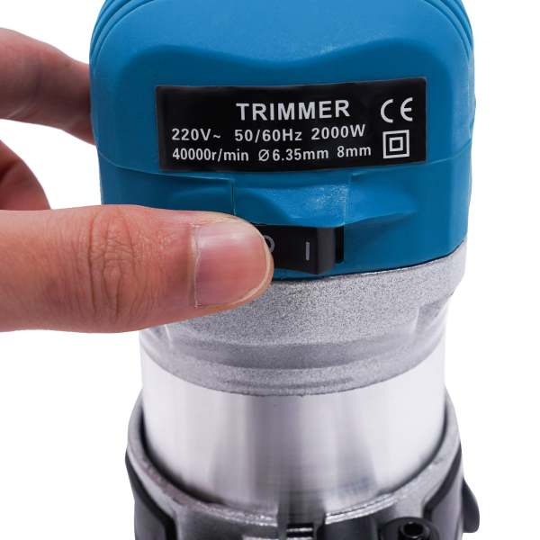 Kit de défonceuse compacte,défonceuse à vitesse variable à 6 vitesses