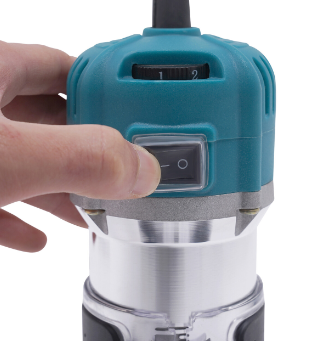 Compact Router, Compact Wood Hand Router Tool, 6 Speed Variable Wood Trimmer Compact Router, Compact Wood Hand Router Tool, 6 Speed Variable Wood Trimmer