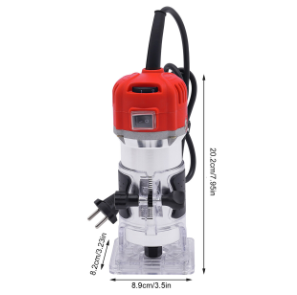 Compact Wood Hand Router Tool, 6 Speed Variable Wood Trimmer