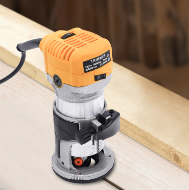 Kit routeur compact, outil trimmer-router, 6 vitesses variables trimmer bois