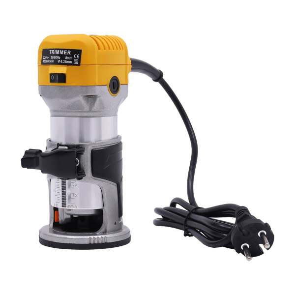 Kit routeur compact, outil trimmer-router, 6 vitesses variables trimmer bois