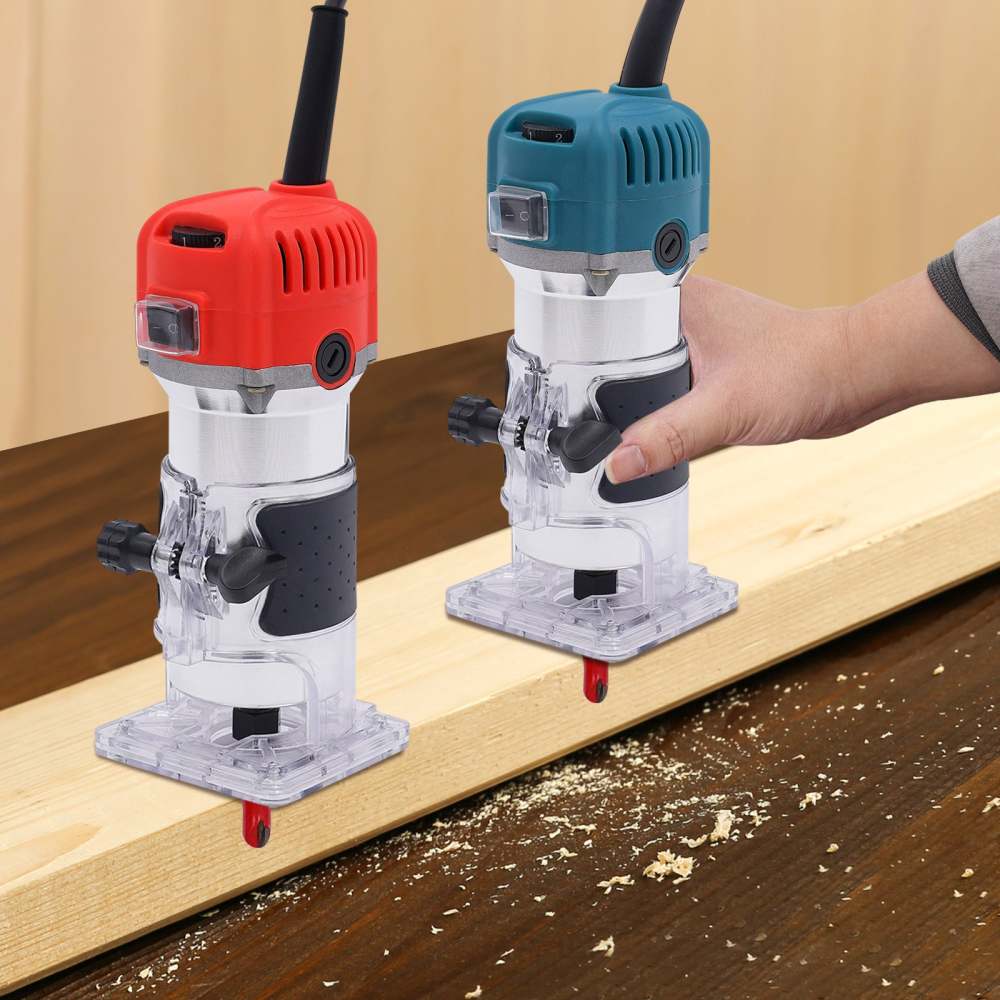Défonceuse compacte, outil compact de fraisage manuel du bois, 6 vitesses variables Trimmers pour bois