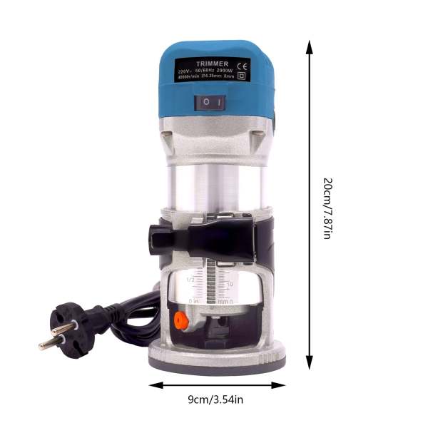 Kit routeur compact, outil trimmer-router, 6 vitesses variables trimmer bois Kit routeur compact, outil trimmer-router, 6 vitesses variables trimmer bois