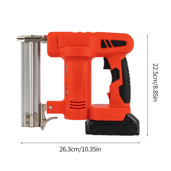 Agrafeuse 2 en 1, agrafeuse électrique avec batterie et chargeur, agrafeuse alimentée par batterie, rouge Agrafeuse 2 en 1, agrafeuse électrique avec batterie et chargeur, agrafeuse alimentée par batterie, rouge