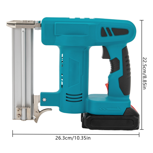 Pistolet à clous 2 en 1, pistolet à clous sans fil, pistolet à clous alimenté par batterie et chargeur