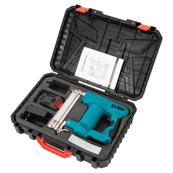 Pistolet à clous 2 en 1, pistolet à clous sans fil, pistolet à clous alimenté par batterie et chargeur