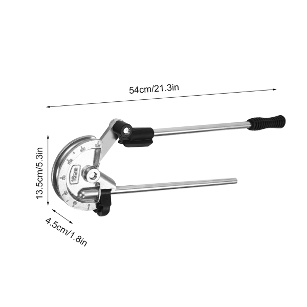 Cintreuse de tuyaux, cintreuse de tuyaux robuste 5/8", rouleau de cintrage de tuyaux 180° Cintreuse de tuyaux, cintreuse de tuyaux robuste 5/8", rouleau de cintrage de tuyaux 180°