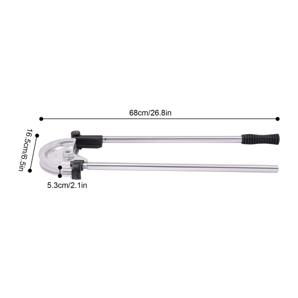 Cintreuse de tubes, Cintreuse de tubes à haute charge 0,7in, Rouleau de cintreuse de tubes 180, Diamètre de tube applicable : 18mm