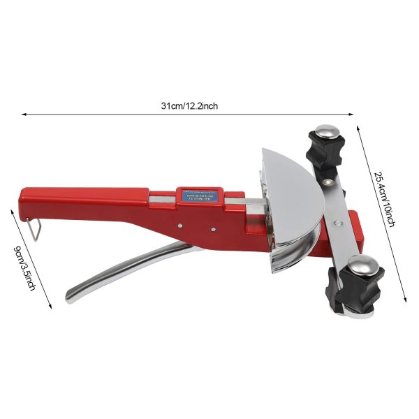 CT-999F Cintreuse manuelle avec 7 pièces de flexion pour tubes en cuivre Rouge CT-999F Cintreuse manuelle avec 7 pièces de flexion pour tubes en cuivre Rouge