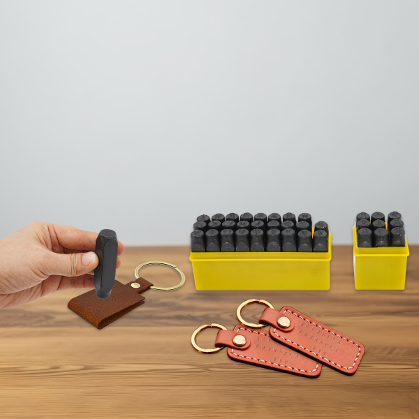 Jeu de 36 poinçons manuels pour l'estampage des métaux, outil de perforation de lettres en acier, outil de perforation de lettres en acier