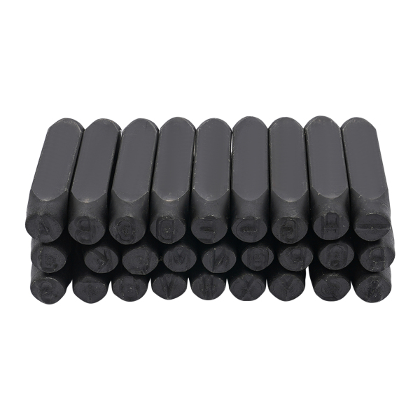 Jeu de 36 poinçons manuels pour l'estampage des métaux, outil de perforation de lettres en acier, outil de perforation de lettres en acier