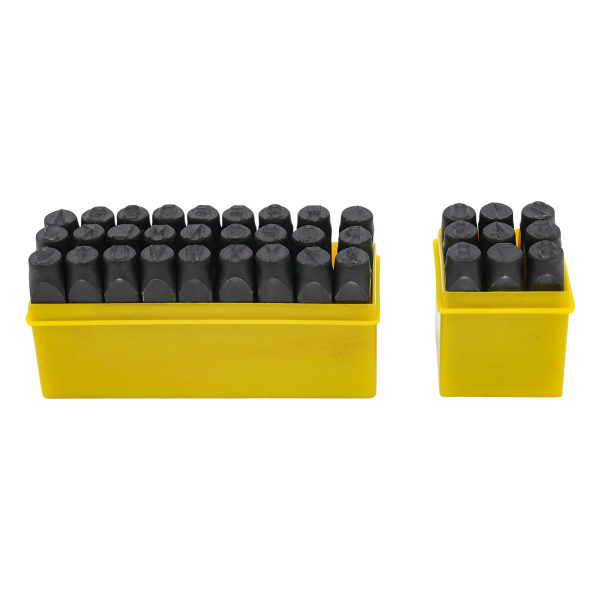 Jeu de 36 poinçons manuels pour l'estampage des métaux, outil de perforation de lettres en acier, outil de perforation de lettres en acier