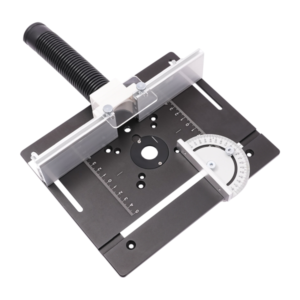 Plaque d'insertion pour table de toupie, plateau de toupie en bois en alliage d'aluminium, outils d'ébarbage, 24*20cm Plaque d'insertion pour table de toupie, plateau de toupie en bois en alliage d'aluminium, outils d'ébarbage, 24*20cm
