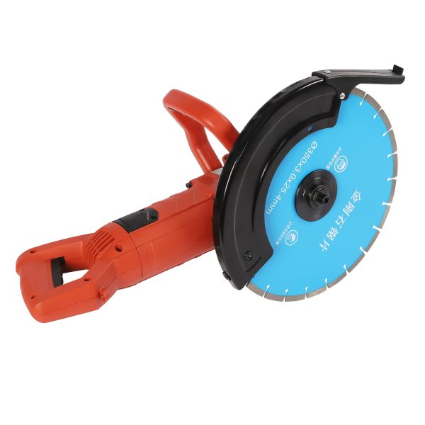 3000 W Fraise murale électrique avec lame de scie pour couper briques, béton, profondeur de coupe 13,5 cm