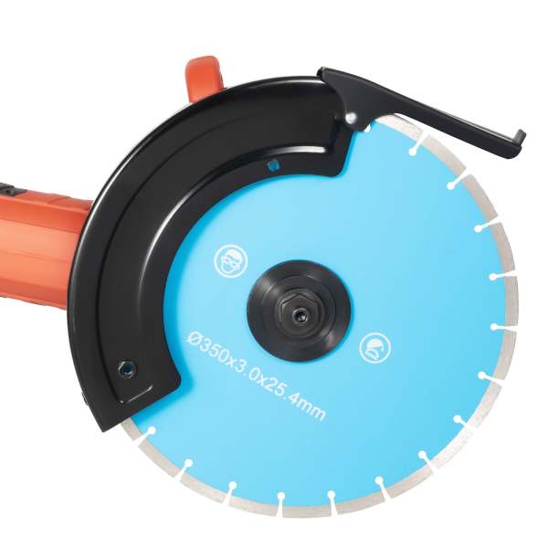 3000 W Fraise murale électrique avec lame de scie pour couper briques, béton, profondeur de coupe 13,5 cm 3000 W Fraise murale électrique avec lame de scie pour couper briques, béton, profondeur de coupe 13,5 cm