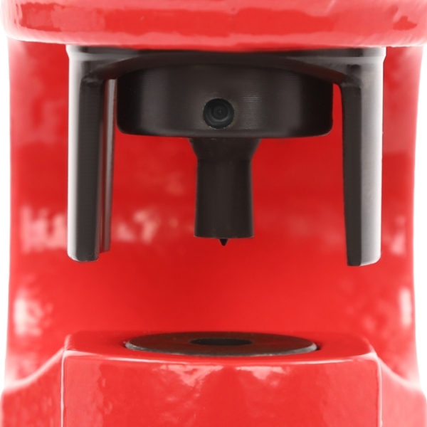 Poinçonneuse hydraulique CH-60, conception à retour d'huile unique, 4 matrices, rouge