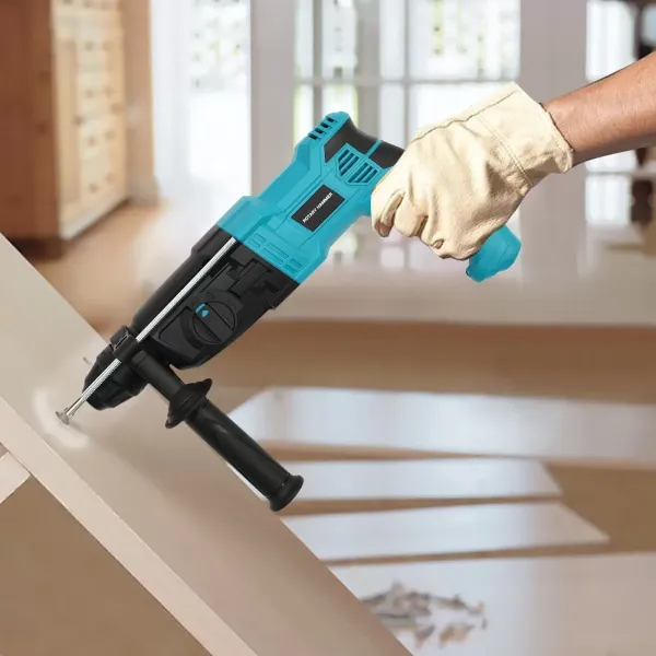 Marteau perforateur 800 W, foret 26 mm, puissance de perçage avec marteau de démolition dans le béton