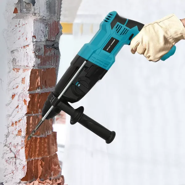 Marteau perforateur 800 W, foret 26 mm, puissance de perçage avec marteau de démolition dans le béton