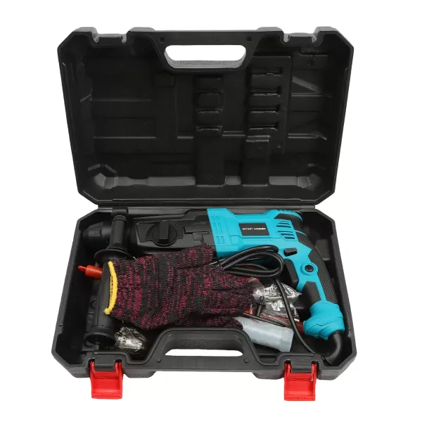 Marteau perforateur 800 W, foret 26 mm, puissance de perçage avec marteau de démolition dans le béton