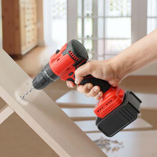 Perceuse à marteau sans brosse sans fil 20V, 531 in.lbs, 36000 BPM, batterie longue durée de 4.0Ah, Kit de perceuse à Impact pour percer le béton, métal, bois