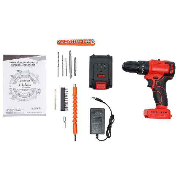 Perceuse à marteau sans brosse sans fil 20V, 531 in.lbs, 36000 BPM, batterie longue durée de 4.0Ah, Kit de perceuse à Impact pour percer le béton, métal, bois