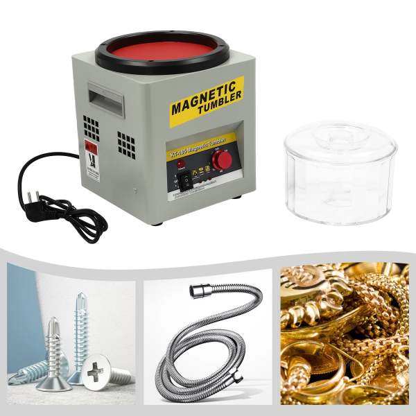 Machine à polir les bijoux à tambour magnétique, Machine à polir les bijoux à tambour magnétique Machine à polir les bijoux à tambour magnétique, Machine à polir les bijoux à tambour magnétique