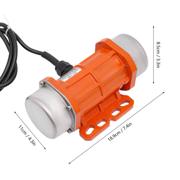 100 W 220 V 50 Hz Moteur de Vibration en Alliage d'Aluminium Exploitation Minière Métallurgie Charbon 100 W 220 V 50 Hz Moteur de Vibration en Alliage d'Aluminium Exploitation Minière Métallurgie Charbon