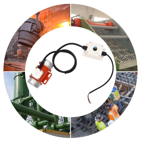 Moteur de vibration avec contrôleur de vitesse, moteur de vibration électrique, moteur de vibration