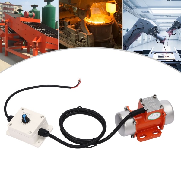 Moteur de vibration avec contrôleur de vitesse, moteur de vibration électrique, moteur de vibration