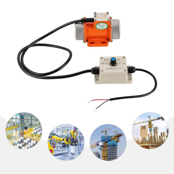 Moteur vibrant 4000RPM 30W, moteur vibrant asynchrone, moteur vibrant électrique, moteur vibrant triphasé (12V)