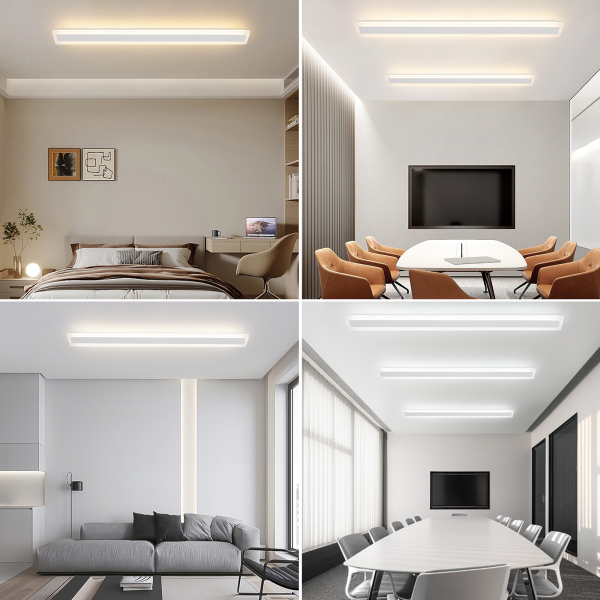 CNCEST Plafonnier LED à longue bande pour chambre à coucher CNCEST Plafonnier LED à longue bande pour chambre à coucher