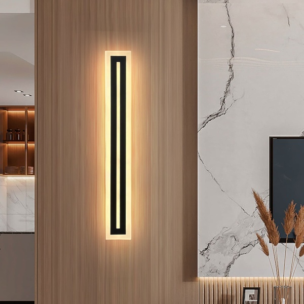 Applique murale extérieure adaptée au porche, applique murale moderne à LED, Patio, salon, chambre à coucher