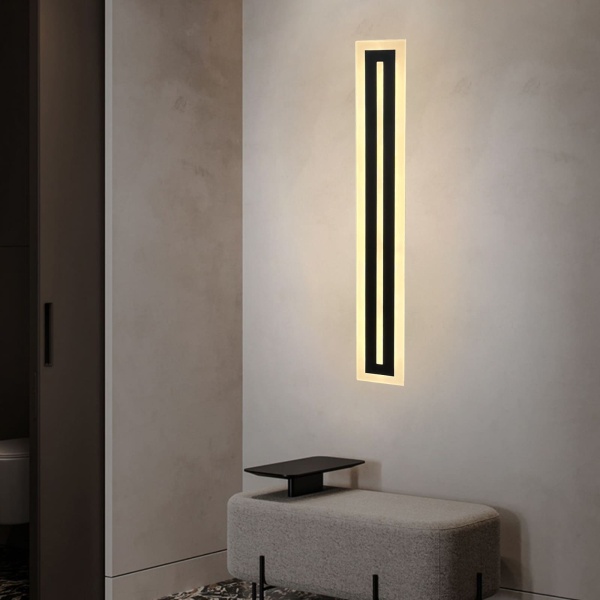 Applique murale extérieure adaptée au porche, applique murale moderne à LED, Patio, salon, chambre à coucher Applique murale extérieure adaptée au porche, applique murale moderne à LED, Patio, salon, chambre à coucher