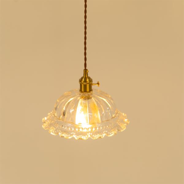 Lustre, lustre en verre, 25cm