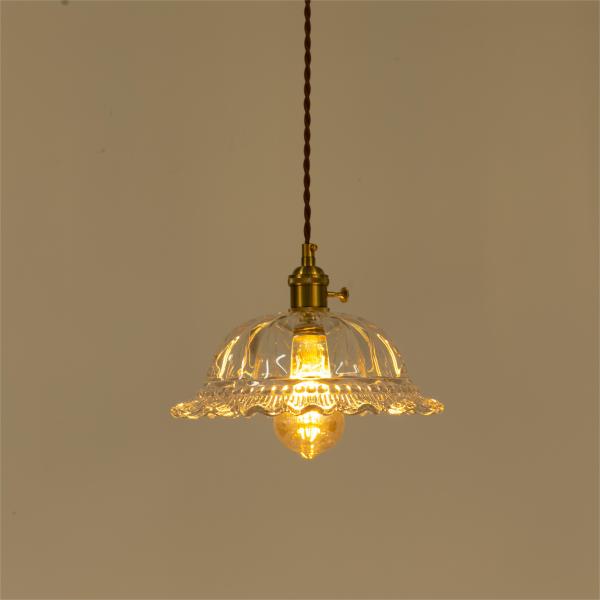 Lustre, lustre en verre, 25cm