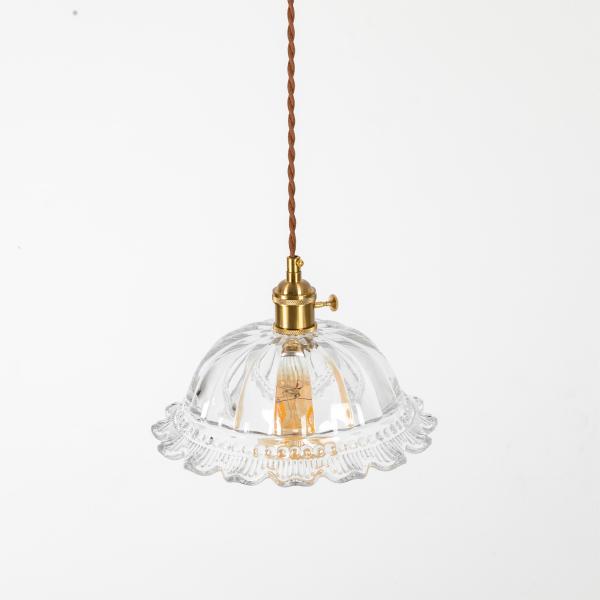 Lustre, lustre en verre, 25cm
