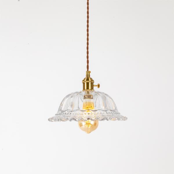 Lustre, lustre en verre, 25cm
