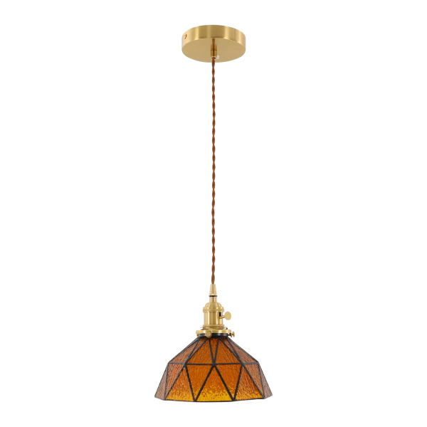 Lustre, lampe de table, lustre de salon, plafonnier, cuisine, couloir, ambre