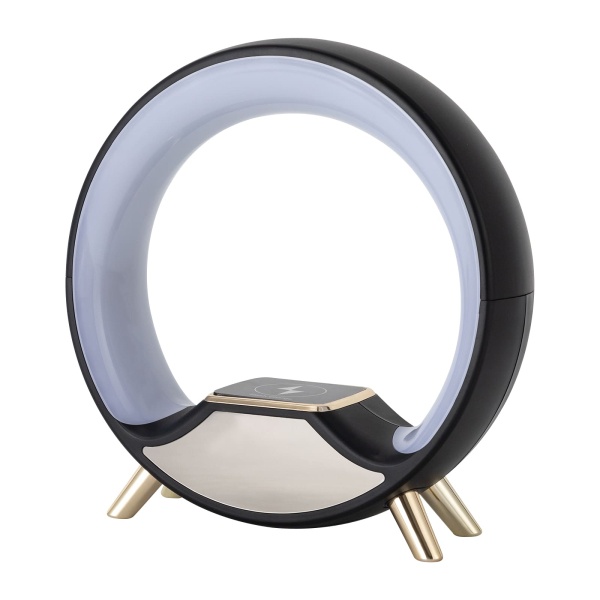 Lampe de table LED, lampe de chevet portable et rechargeable, lampe d'ambiance avec haut-parleur Bluetooth (noir) Lampe de table LED, lampe de chevet portable et rechargeable, lampe d'ambiance avec haut-parleur Bluetooth (noir)