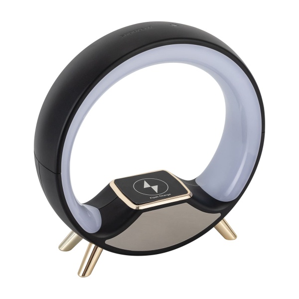 Lampe de table LED, lampe de chevet portable et rechargeable, lampe d'ambiance avec haut-parleur Bluetooth (noir) Lampe de table LED, lampe de chevet portable et rechargeable, lampe d'ambiance avec haut-parleur Bluetooth (noir)